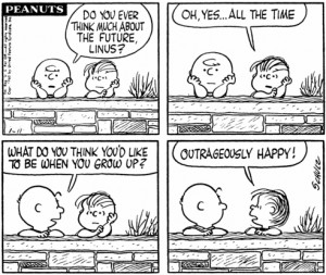 peanuts #charlie brown #happiness #what do you want to be when you ...