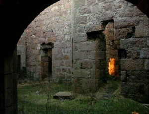 ... castle of the evil vampire in his most famous supernatural tale