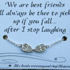 ... Friendship Quote Card- Bridesmaids Gift - Friends Forever - Quote Gift