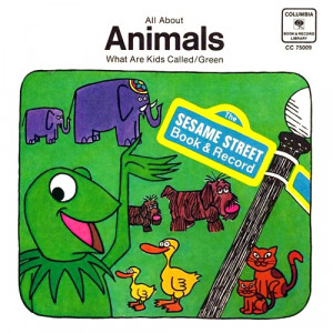 1970 the sesame street book record by kermit the frog
