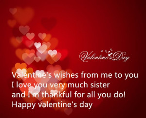 Share These Meaningful Happy Valentine’s Day Wishes For Sister ...
