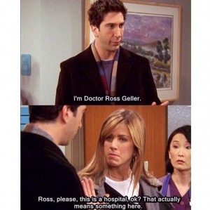 Ross and Rachel Friends tv show Funny quotesFunny Pics, Laugh, Friends ...