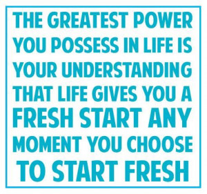 The greatest power you possess in life is your understanding that life ...