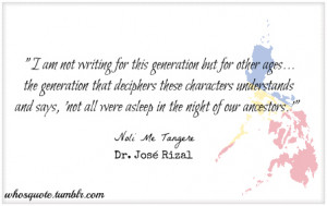 Noli Me Tangere | Dr. Jose P. Rizal