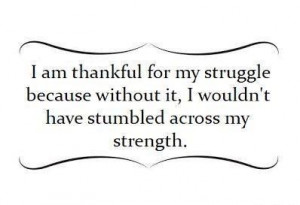 struggle=strength