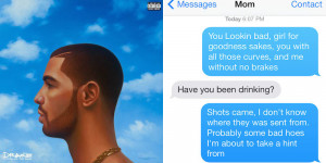 There's an app that let's you text solely Drake lyrics