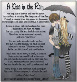 Kissing in the Rain Poems