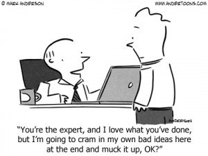 ... you’ve done, but I’m going to cram in my own bad ideas here at the