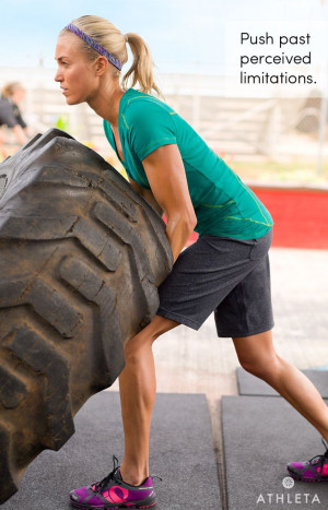 Push past perceived limitations. #powertotheshe