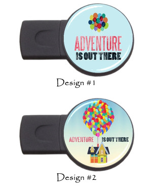 Adventure Is Out There Disney Up Pixar Quotes USB Flash Memory Drive ...
