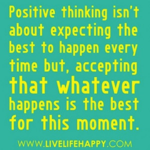 Positive Thinking Quotes