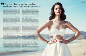... Rey Turns Up the Glam for Fashion Magazine's Summer 2013 Cover Shoot