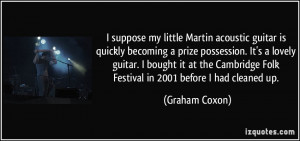 little Martin acoustic guitar is quickly becoming a prize possession ...