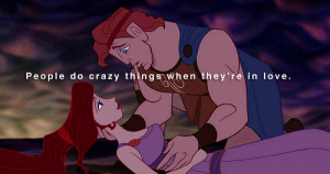 crazy, crazy things, disney, disney princess, hercules, in love, love ...