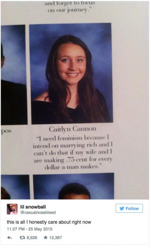 Gay Teen’s Clever Yearbook Quote Has Won The Internet For 2015