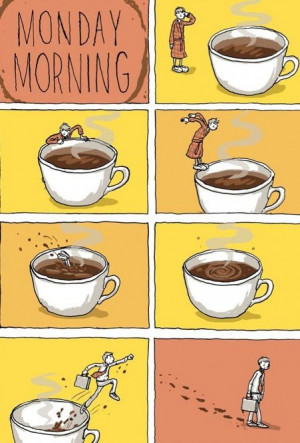 coffee monday morning coffee bath