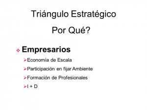 Triángulo Estratégico Ing. Rubén Vetere. Triángulo Estratégico ...