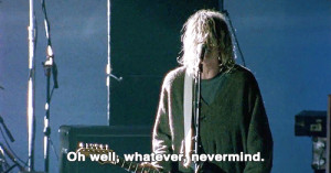 Whatever, Nevermind Quote Reaction At a Nirvana Concert