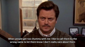 Some of my favourite Ron Swanson quotes.