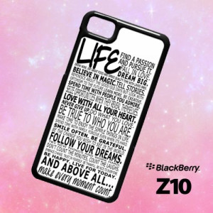 ER1428 LIFE QUOTE Blackberry Z10 Case | BirlynaCase - Accessories on ...