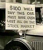 great depression car sale