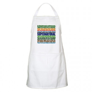 Supernatural Quotes Apron