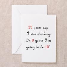 39th birthday math Greeting Cards (Pk of 20) for