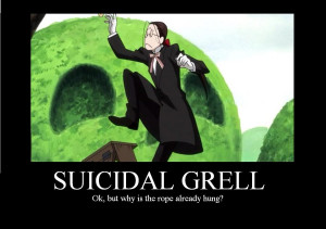 Tags: Anime, Kuroshitsuji, Grell Sutcliff, >_