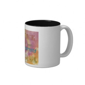 Whimsical and colorful coffee mug with the inspirational quote 'Life ...
