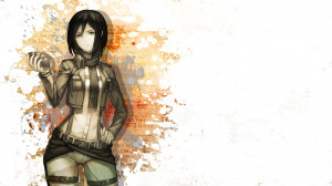 Mikasa from Attack on Titan (Shingeki no Kyojin) by gameriuxlt