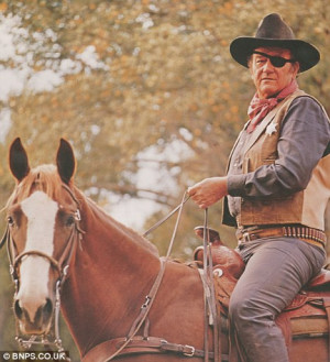 Cowboy: John Wayne's costume worn in his most famous role on True Grit ...