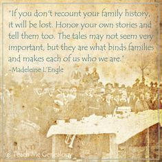 Family History Quotes