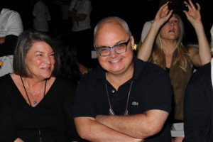 Mindy Cohn Mark And Estel Front Row Mercedes Benz Fashion Week