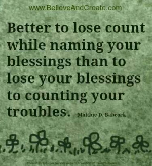 Always count your blessings ♥