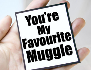 muggle mgt fav101 $ 3 00 harry potter funny quote magnet quote ...