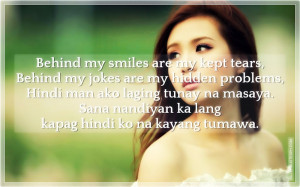 Behind My Smile Are My Kept Tears, Picture Quotes, Love Quotes, Sad ...