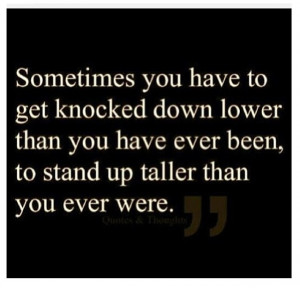 we fall down but we get up!