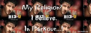 Believe In Parkour Facebook Cover