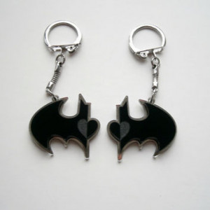 Best Friends Batman Keychain - Friendship Keychains - Batman and Robin ...