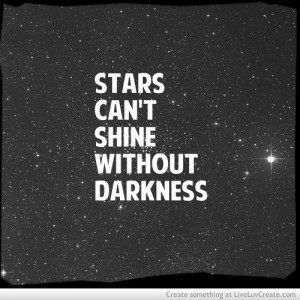 cute, inspirational, love, pretty, quote, quotes, stars can shine ...