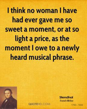 More Stendhal Quotes