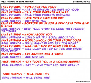 Fake Friends Picture Quotes