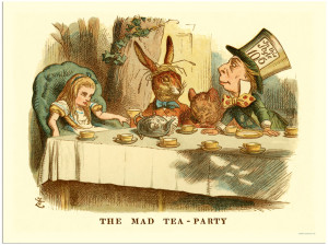 AP2807 - Alice In Wonderland, The Mad Tea Party (30x40cm Art Print)