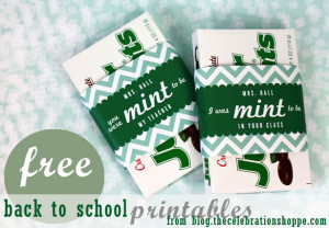 ... box of Junior Mints wrapped one of two cute personalized sayings