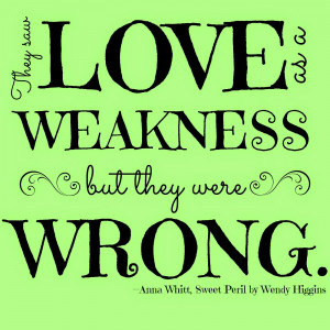 Quote of the Week: Sweet Peril by Wendy Higgins