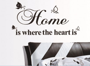 SHIP Wholesale English Character Quotes about Home and Butterfly Home ...