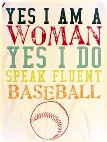 baseball #girl #woman #love