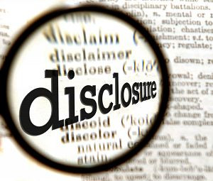 Disclosure is no substitute for vigilance