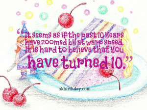 10th Birthday Quotesbirthday Wishes amp Quotes Page 2 birthday wishes