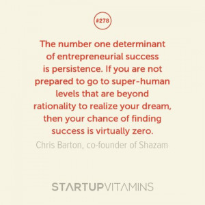 Founder of Shazam on entrepreneurial success: 